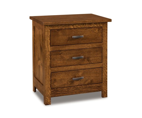 Flush Mission 3 Drawer Nightstand