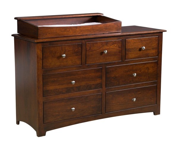Monterey 7 Drawer Dresser With Changing Box Top Option