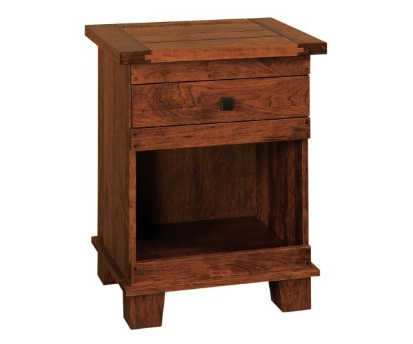 Larado Nightstand with Open Bottom